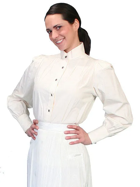 Wah Maker Women's Old West Ivory Old West Shirt