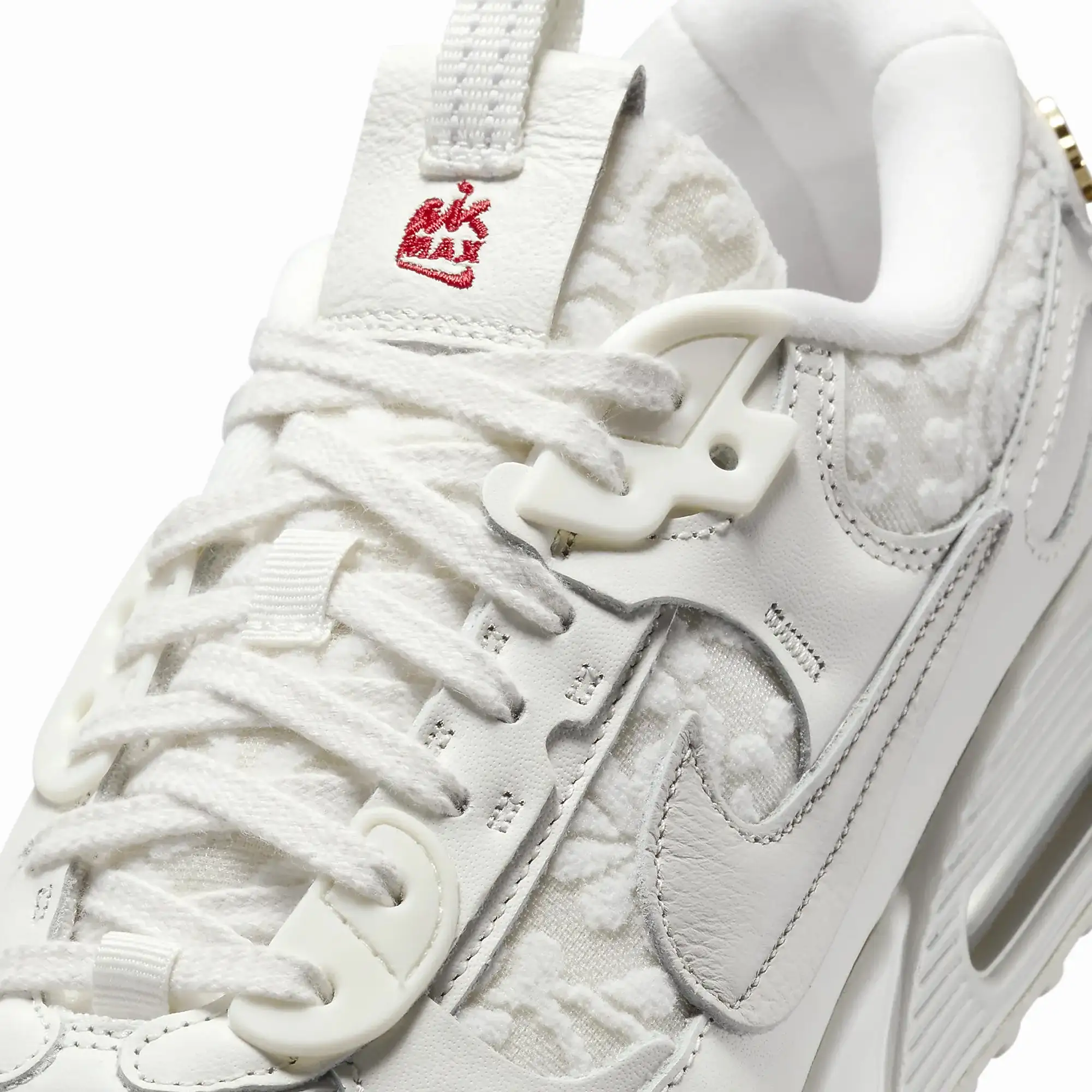 WMN'S AIR MAX 90 FUTURA 'SAIL/LIGHT BONE-UNIVERSITY RED'