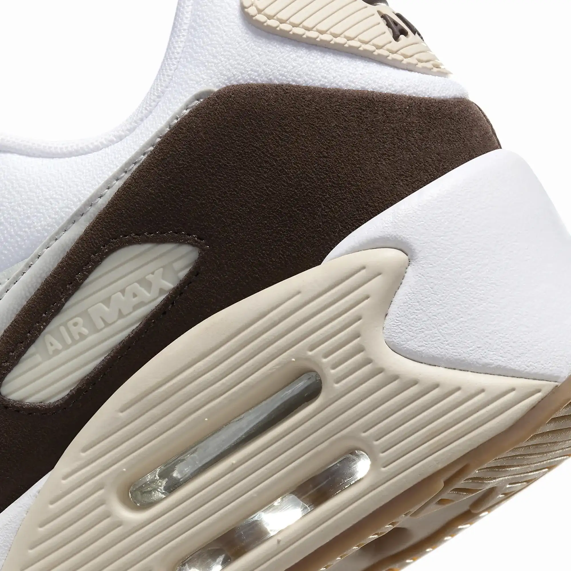 WMN'S AIR MAX 90 LV8 'WHITE/PHOTON DUST-BAROQUE BROWN'