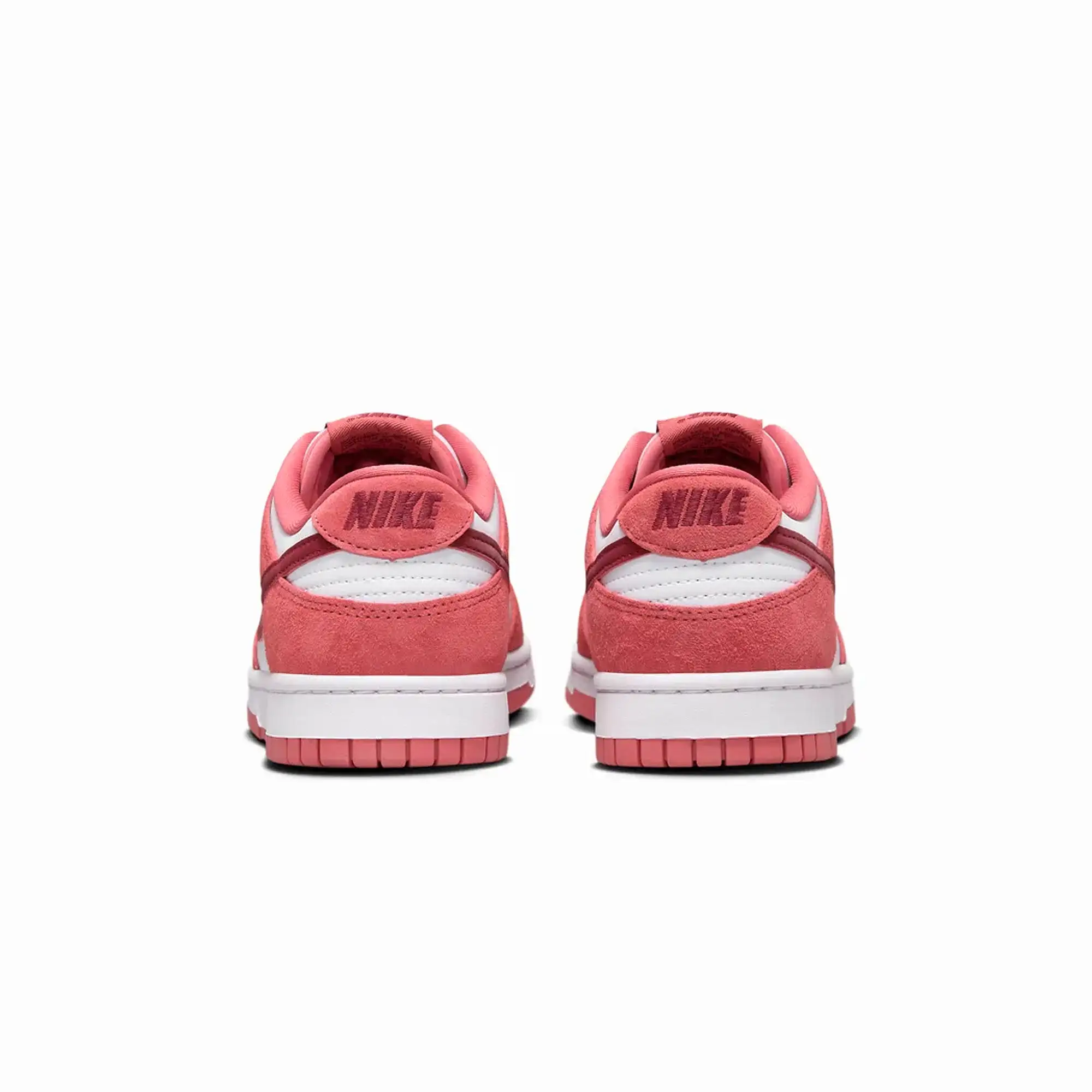 WMN'S DUNK LOW 'WHITE/TEAM RED-ADOBE-DRAGON RED'