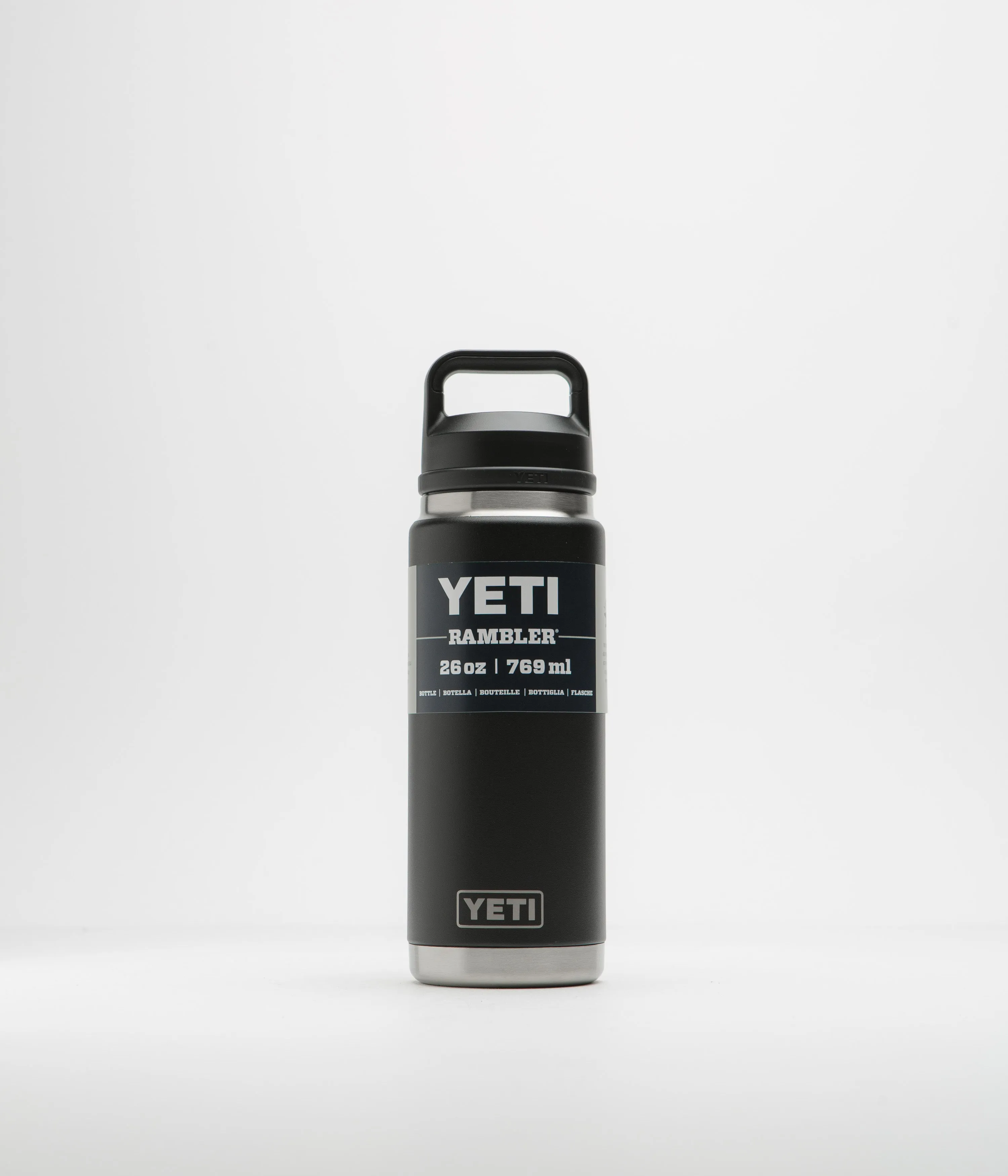 Yeti Chug Cap Rambler Bottle 26oz - Black