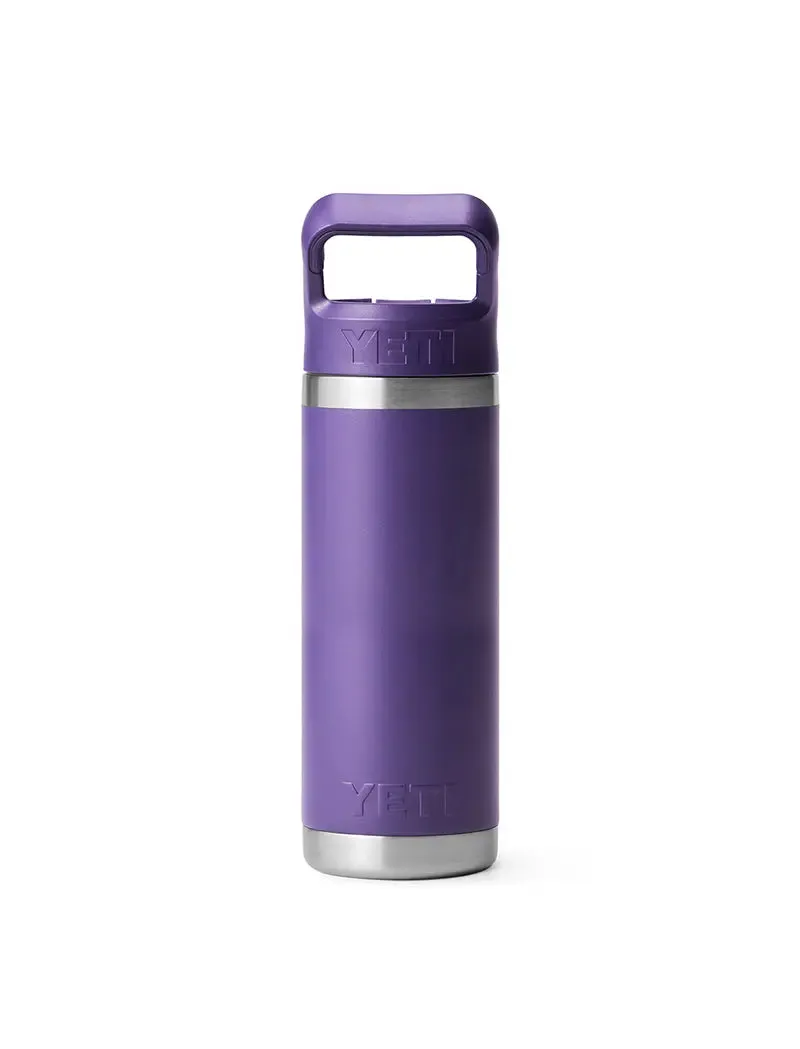 YETI Rambler 18oz Bottle w/ Straw Cap Peak Purple