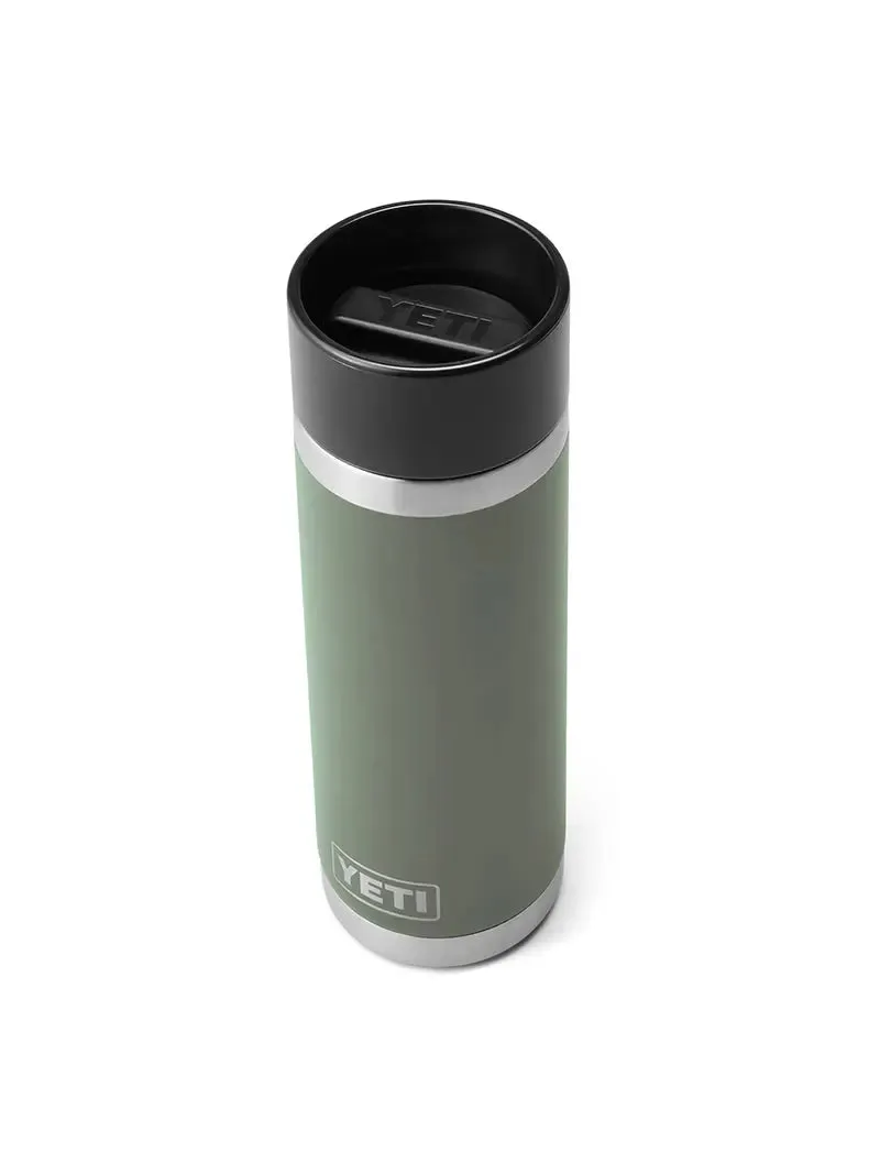 Yeti Rambler 18oz Bottle with HotShot Cap Camp Green