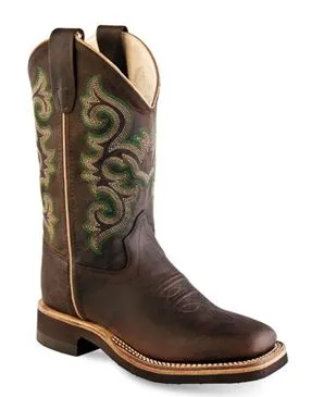 Youth's Old West Western Boot #BSY1822-C (3.5Y-7Y)